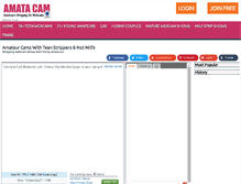 Tablet Screenshot of amatacam.com